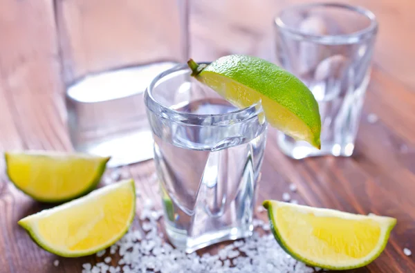 Tequila med lime — Stockfoto