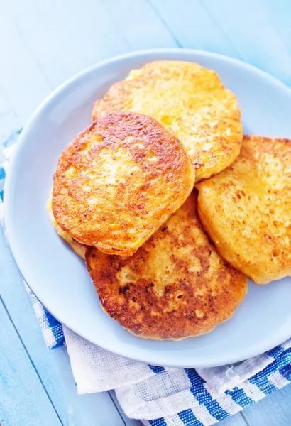 Pancakes cheese — Stock Photo, Image