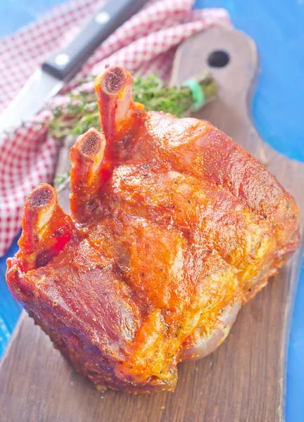 Meat on a board — Stock Photo, Image