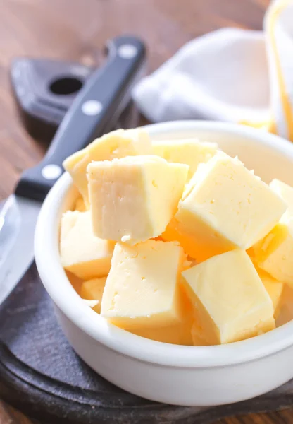 Manteiga em uma tigela — Fotografia de Stock