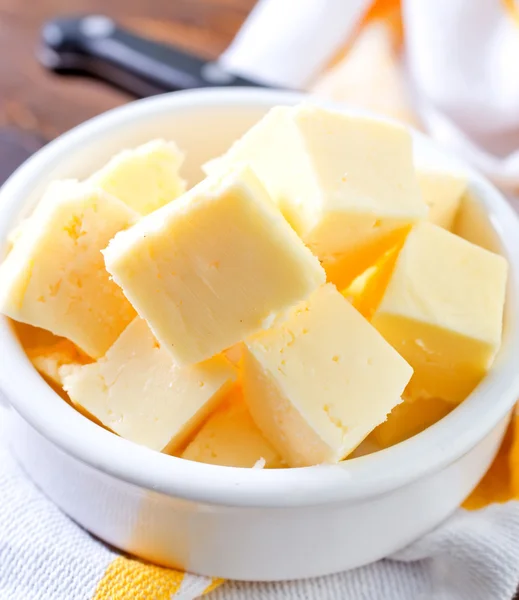 Mantequilla en un tazón —  Fotos de Stock