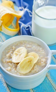 muz ile yulaf gevreği