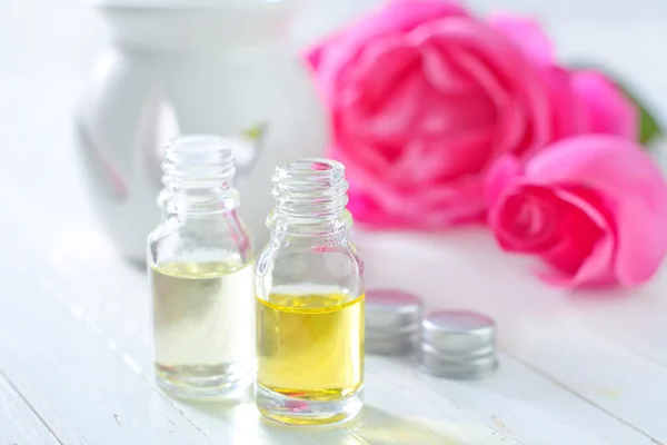 Rose oil — Stock Photo, Image