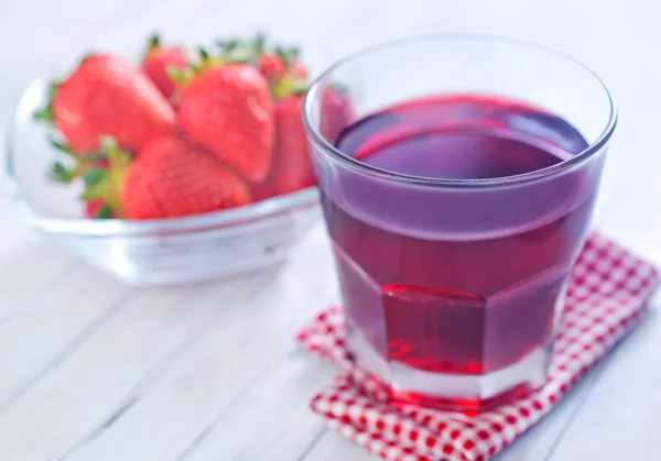 Strawberry juice — Stock Photo, Image