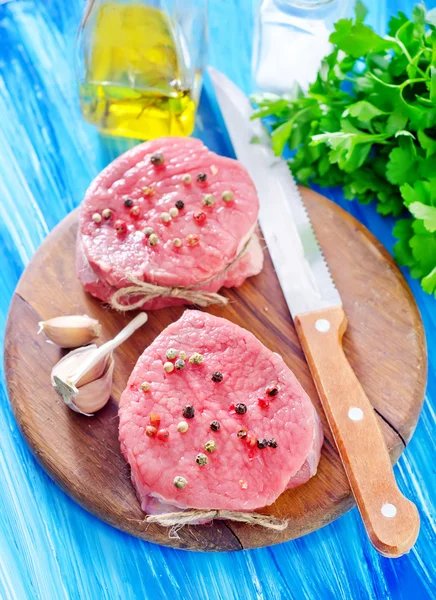 Carne crua — Fotografia de Stock