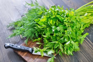 Parsley and dill