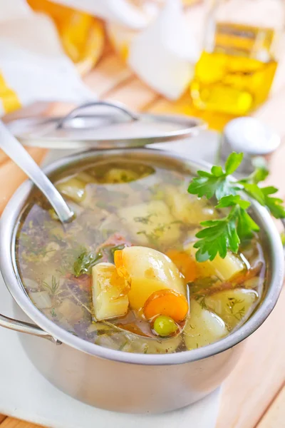 Čerstvá polévka — Stock fotografie