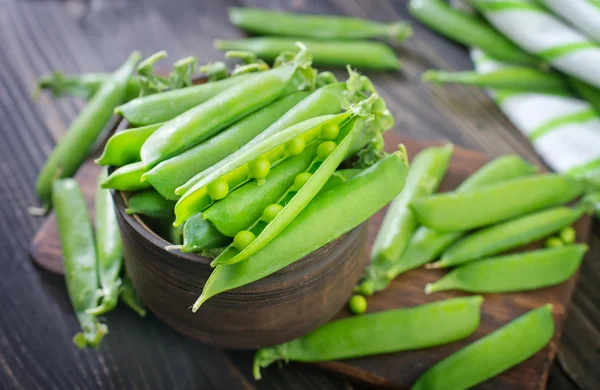 Groene erwten — Stockfoto