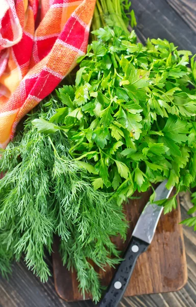 Parsley and dill — Stockfoto