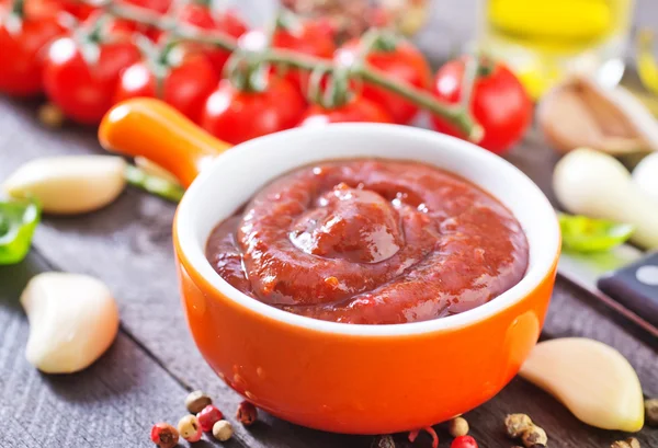 Saus tomat — Stok Foto