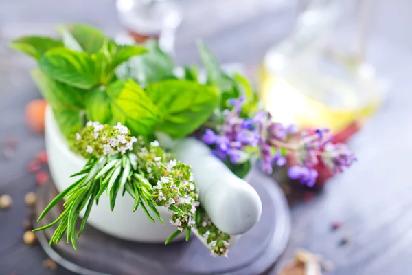 Gyógynövény- és aroma, fűszer — Stock Fotó