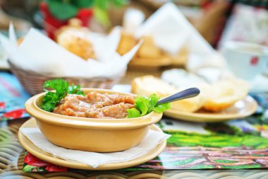 Kahvaltı için bitkisel havyar