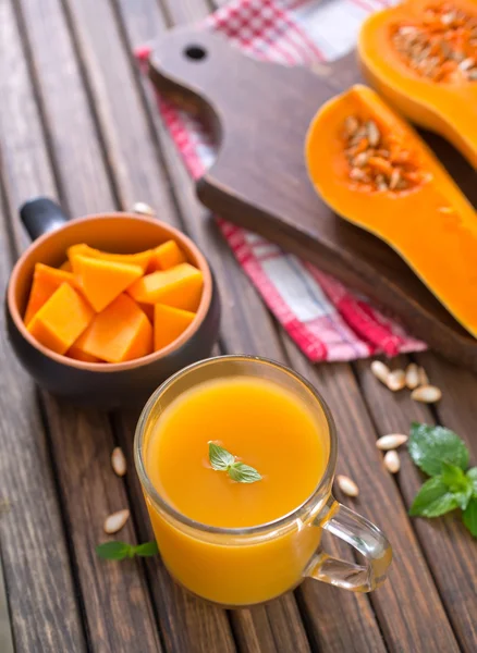 Pumpkin juice — Stock Photo, Image