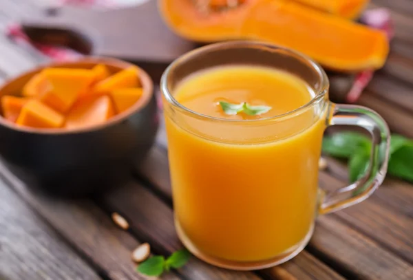 Pumpkin juice — Stock Photo, Image