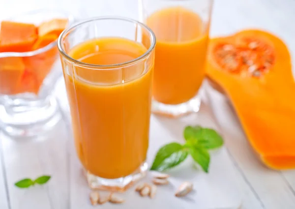 Pumpkin juice — Stock Photo, Image