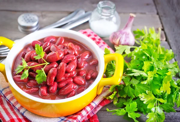 Rote Bohnen — Stockfoto