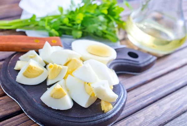 Gekookte eieren — Stockfoto