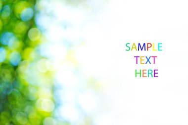 bokeh arka plan