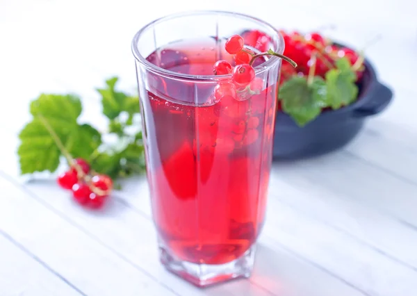 Red currant juice — Stock Photo, Image