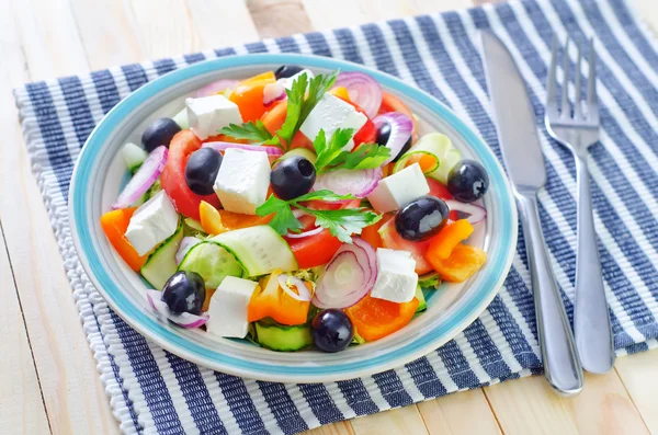 Greek salad — Stock Photo, Image