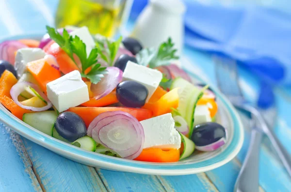 Greek salad — Stock Photo, Image