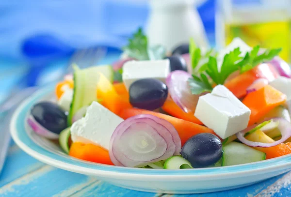 Greek salad — Stock Photo, Image