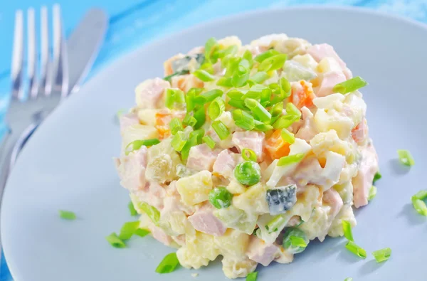 Russian salad — Stock Photo, Image