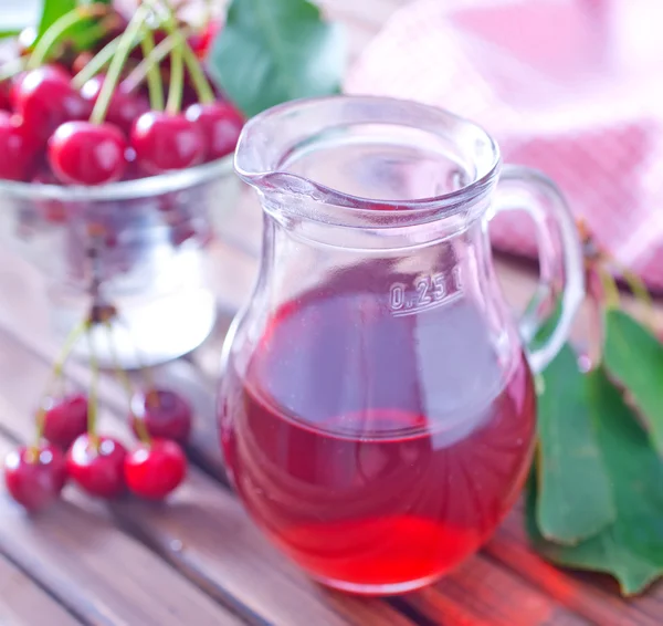 Cherry juice Stock Photo