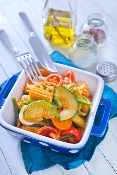 Baked vegetables — Stock Photo, Image