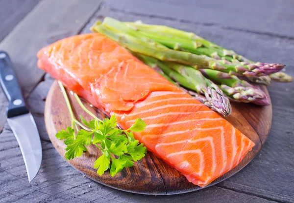 Raw salmon — Stock Photo, Image