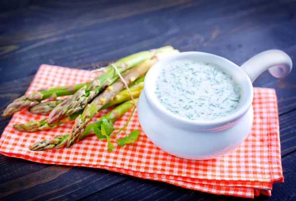 Zuppa di asparagi — Foto Stock