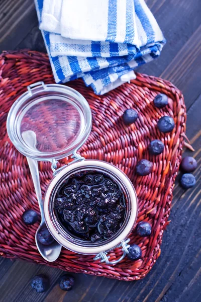 Blueberry jam — Stock Photo, Image