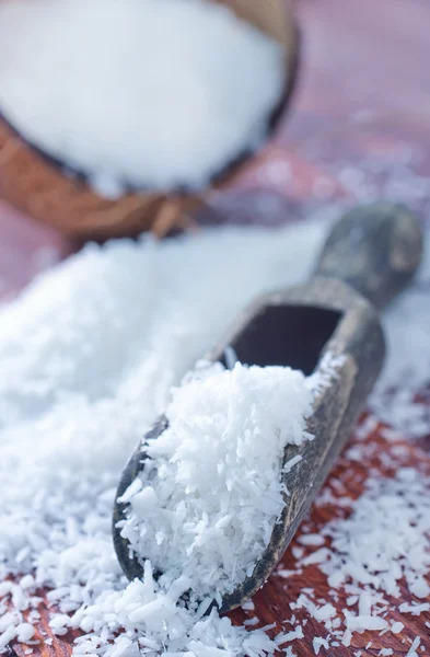 Pó de coco — Fotografia de Stock