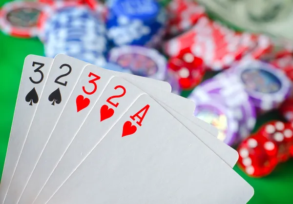 Kaarten voor poker — Stockfoto