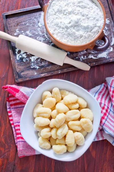 Gnocchi in bowl — Stock Photo, Image