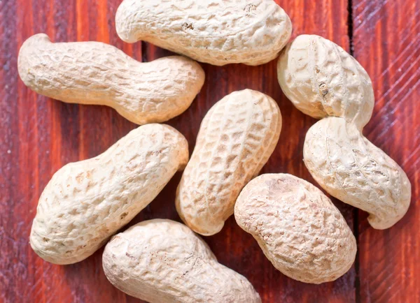 Peanuts on table — Stock Photo, Image