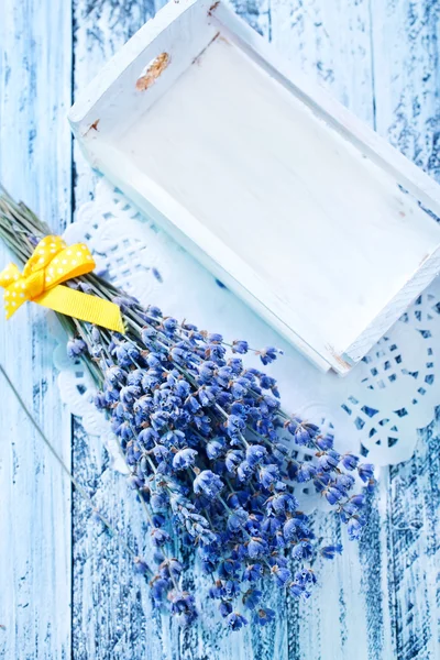 Lavender on table — Stock Photo, Image