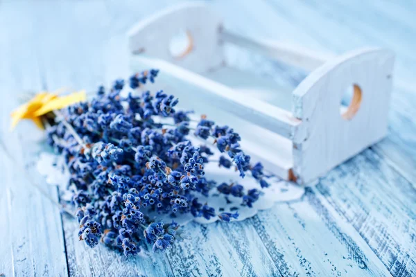 Lavender on table — Stock Photo, Image