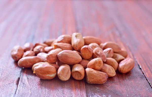 Peanuts on table — Stock Photo, Image