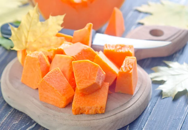 Calabaza cortada — Foto de Stock