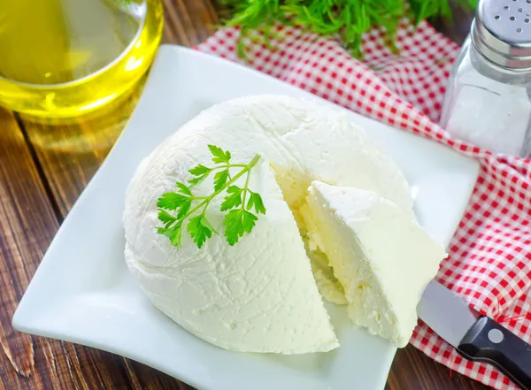 Świeże ricotta — Zdjęcie stockowe