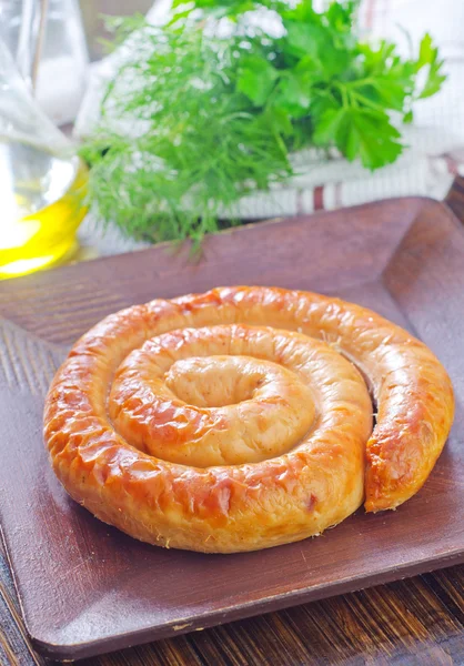 Homemade sausage — Stock Photo, Image