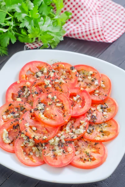 Tomato with spice — Stock Photo, Image