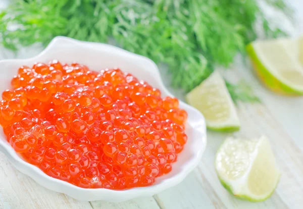 Caviar de salmão — Fotografia de Stock