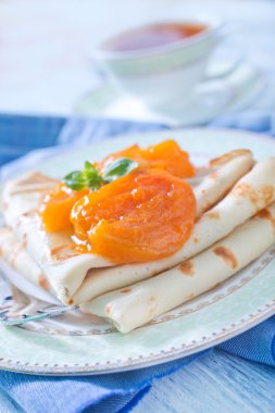 Kayısı ile Pancakes