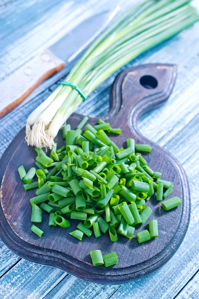 Grüne Zwiebel — Stockfoto