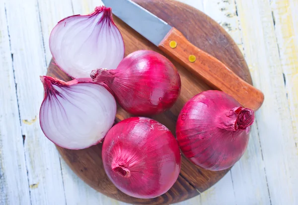 Rote Zwiebeln — Stockfoto