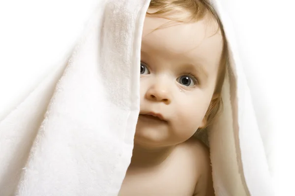 Baby after bath — Stock Photo, Image