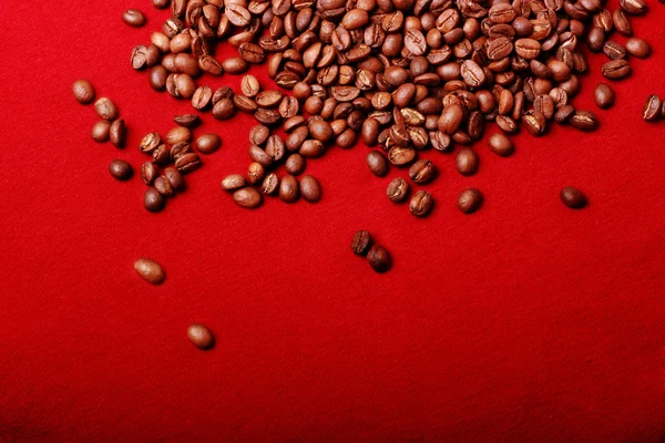 Fresh coffee beans background — Stock Photo, Image