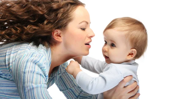 Happy mother with son — Stock Photo, Image